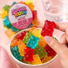 Gummy Bears sweets in a Sugar Rush snacking scene