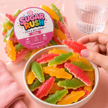 Gummy Crocodiles sweets in a Sugar Rush snacking scene