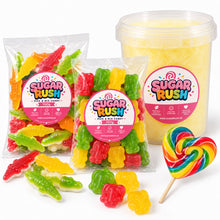 Close-up of the fixed sweets and treats included in Kids Treat Box
