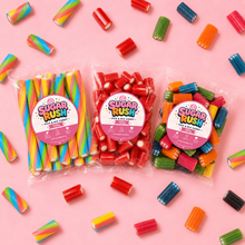 Overhead view showing everything included in Liquorice Pick & Mix 3-Pack – 300g