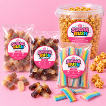 Movie Night Bundle arranged on a pale pink Sugar Rush background