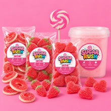Pink Candy Bundle arranged on a pale pink Sugar Rush background