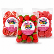 Red Pick & Mix 3-Pack – 300g by Sugar Rush with its fixed bundle contents on a white background