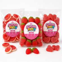 Close-up of the fixed sweets and treats included in Red Pick & Mix 3-Pack – 300g