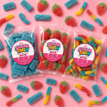 Overhead view showing everything included in Sour Pick & Mix 3-Pack – 300g