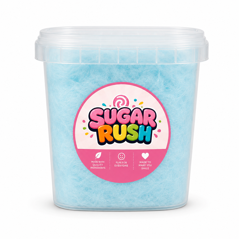 Blue Raspberry Cotton Candy Tub