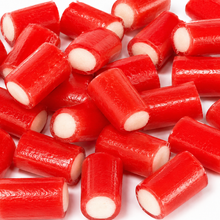Close-up of Strawberry Filled Bites sweets