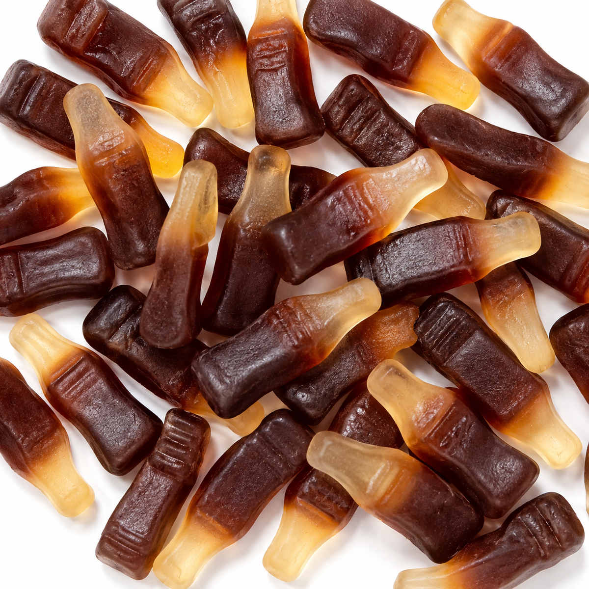 Close-up of Cola Bottles sweets