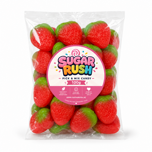 No. 19 Wild Strawberries – 100g Sugar Rush 100g bag