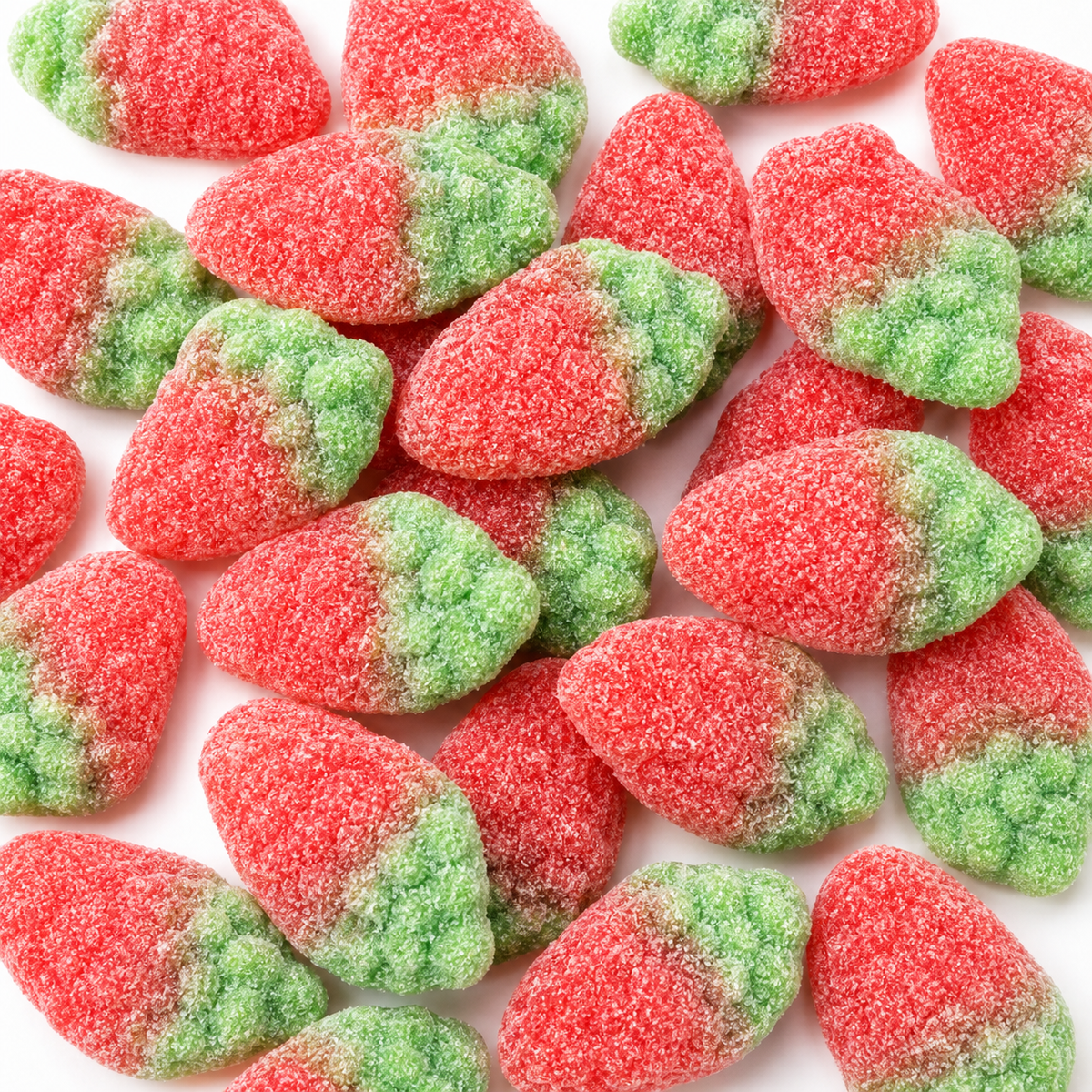 Close-up of Sour Wild Strawberries sweets