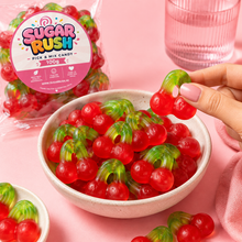 Gummy Cherries sweets in a Sugar Rush snacking scene