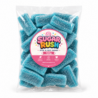 No. 23 Mega Sour Blue Slices – 100g Sugar Rush 100g bag