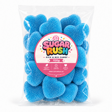 No. 27 Blue Filled Hearts – 100g Sugar Rush 100g bag