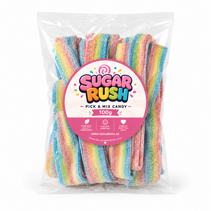 No. 30 Sour Rainbow Belts – 100g