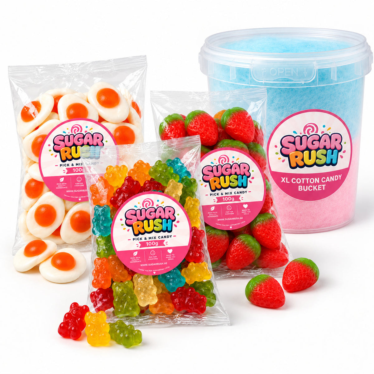 Close-up of the fixed sweets and treats included in Treat For 2 Bundle